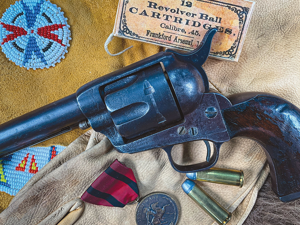 The ring around the cylinder is either due to damaged internal parts or someone not knowing the proper way to de-cock a Colt SAA.